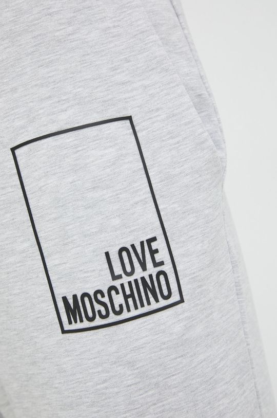szary Love Moschino spodnie dresowe