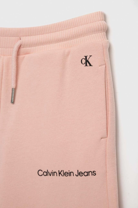 różowy Calvin Klein Jeans komplet dziecięcy