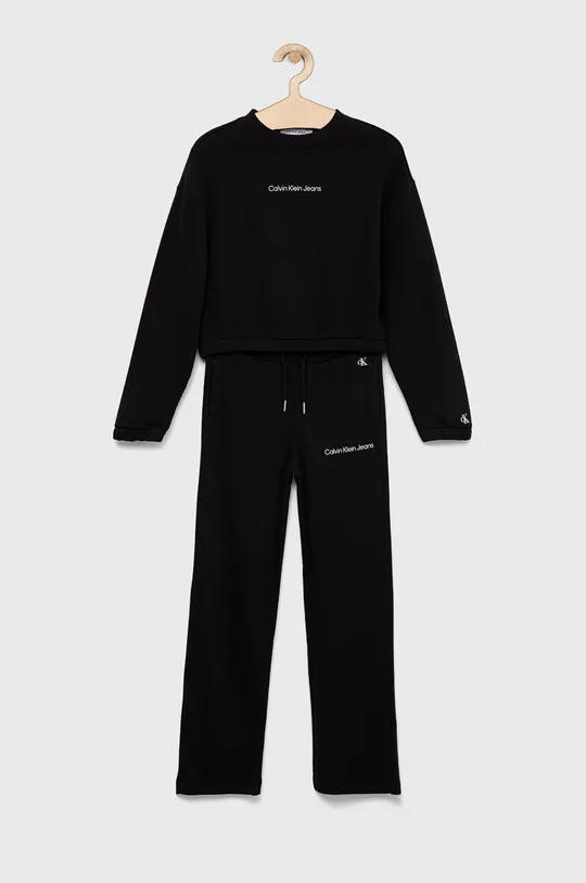 crna Dječji komplet Calvin Klein Jeans Za djevojčice