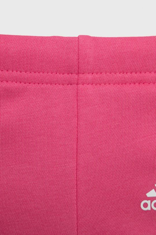 ostry różowy adidas dres dziecięcy
