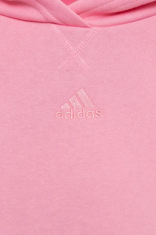 Otroški komplet adidas  Material 1: 93 % Bombaž, 7 % Elastan Material 2: 70 % Bombaž, 30 % Recikliran poliester Podloga kapuce: 65 % Recikliran poliester, 35 % Bombaž