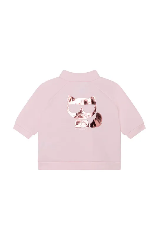 różowy Karl Lagerfeld dres niemowlęcy