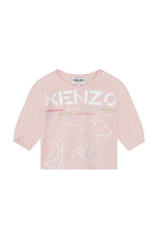 Дитячий бавовняний комплект Kenzo Kids помаранчевий