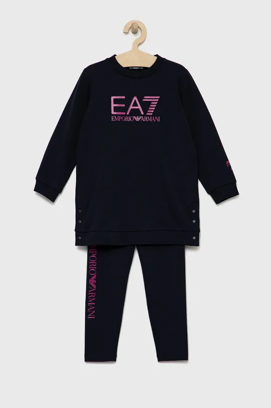 темно-синій Дитячий комплект EA7 Emporio Armani Для дівчаток