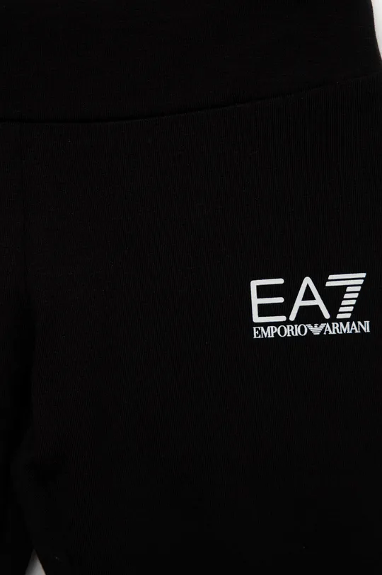 fekete EA7 Emporio Armani gyerek együttes