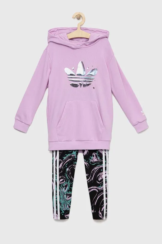 розовый Детский комплект adidas Originals Для девочек