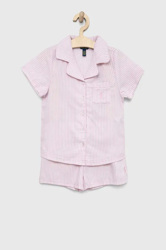 rózsaszín Polo Ralph Lauren gyerek pizsama Lány