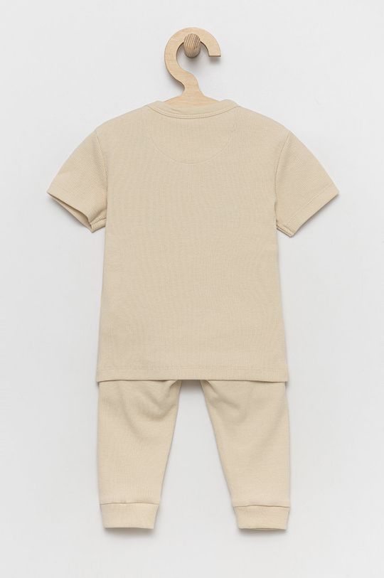 Παιδικό σετ Calvin Klein Jeans χρώμα της άμμου