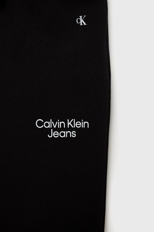 czarny Calvin Klein Jeans dres dziecięcy IN0IN00019.9BYY