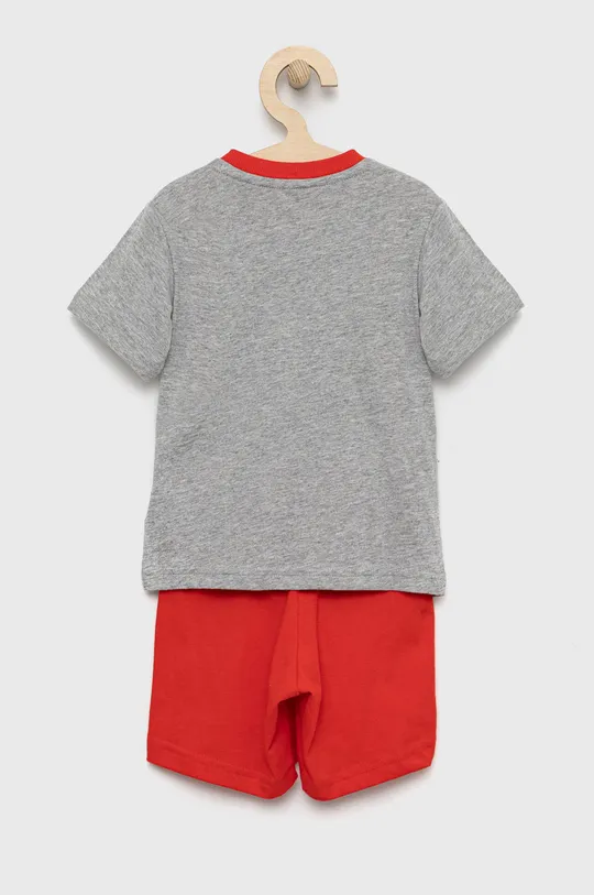 Παιδική βαμβακερή αθλητική φόρμα adidas κόκκινο