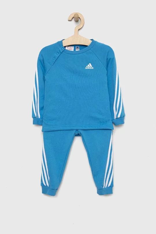 блакитний Дитячий спортивний костюм adidas Дитячий