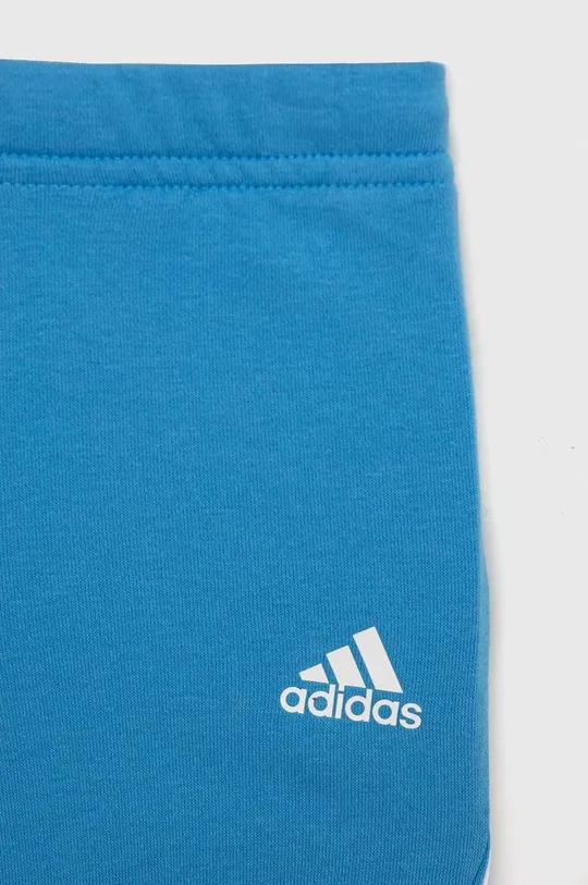 голубой Детский спортивный костюм adidas