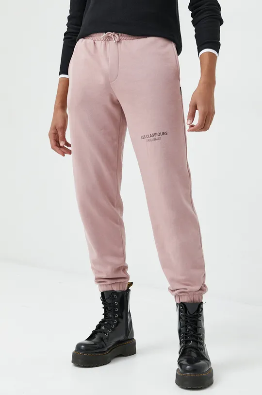 różowy Only & Sons spodnie dresowe Męski