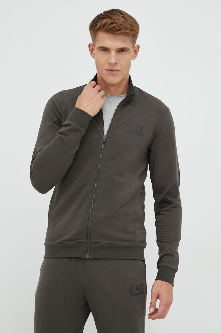 Спортивный костюм EA7 Emporio Armani мужской цвет чёрный | ANSWEAR.ua