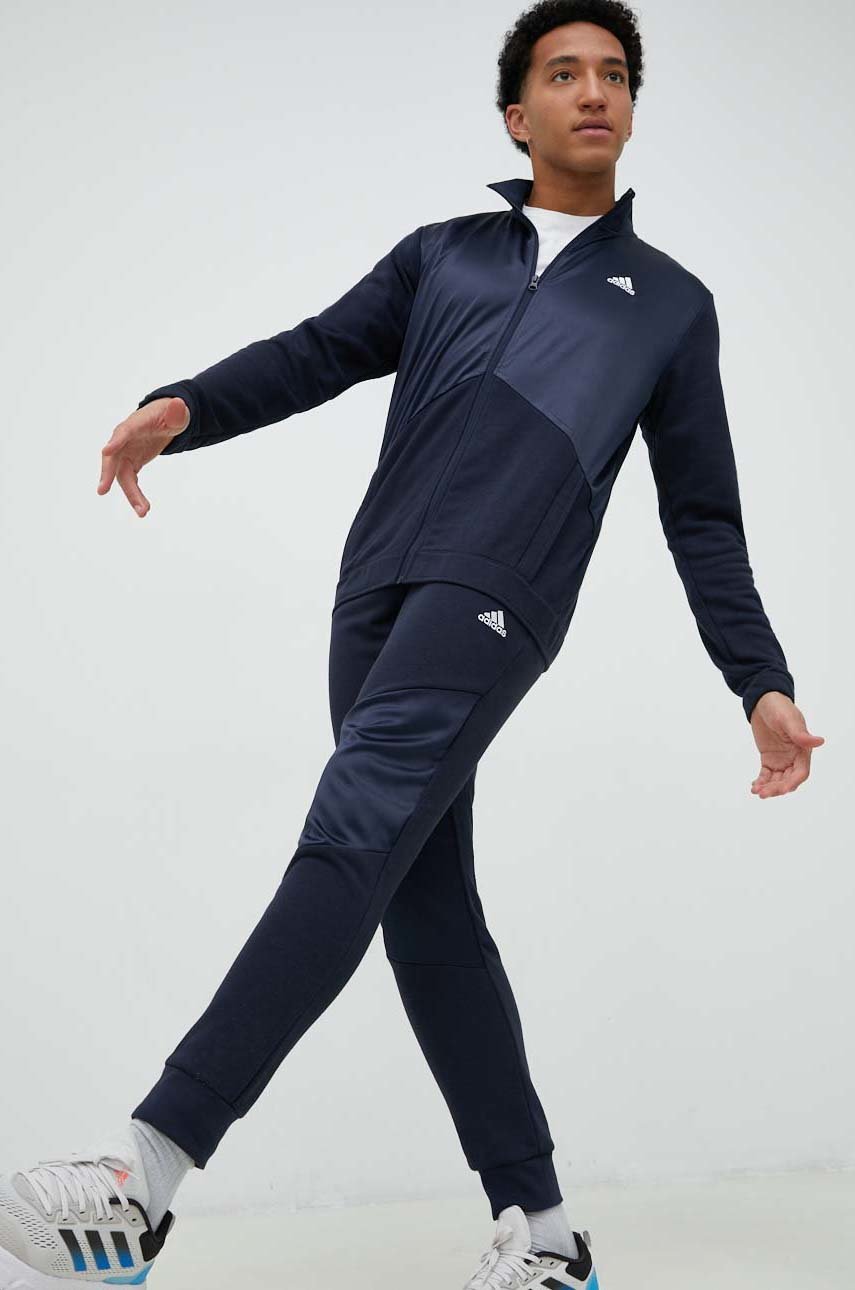Спортивный костюм adidas Performance мужской цвет синий | ANSWEAR.ua
