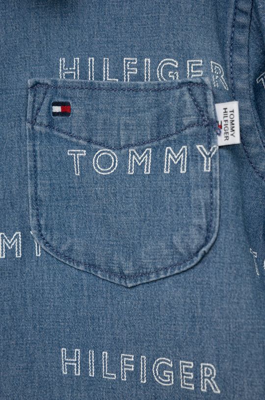 Tommy Hilfiger koszula jeansowa dziecięca Materiał zasadniczy: 97 % Bawełna, 3 % Elastan, Podszewka rękawów: 100 % Bawełna