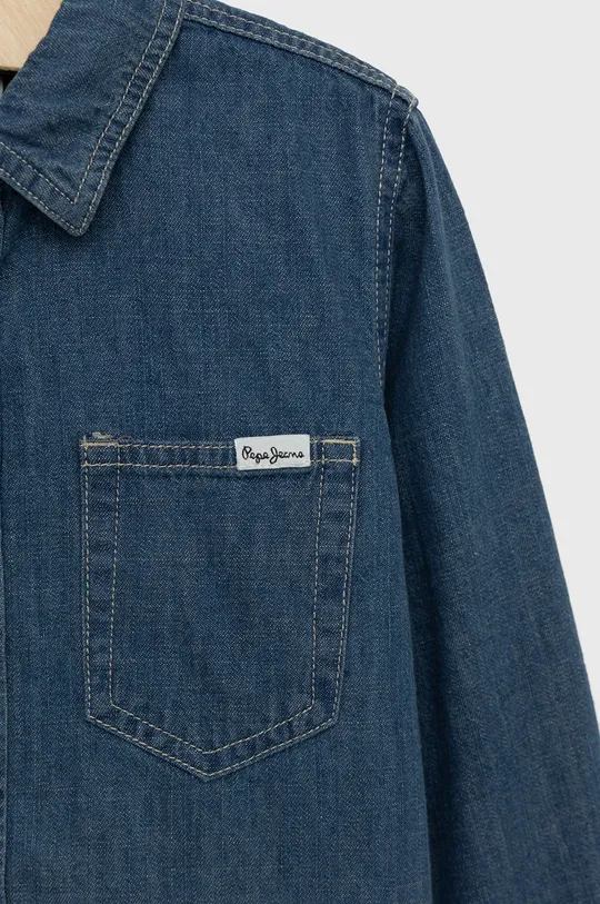 Pepe Jeans koszula jeansowa dziecięca 100 % Bawełna