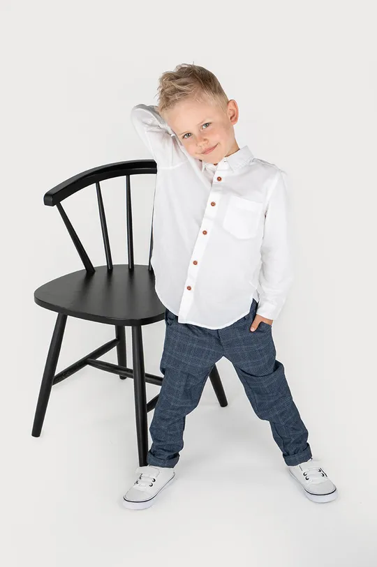 Παιδικό βαμβακερό πουκάμισο Coccodrillo Για αγόρια