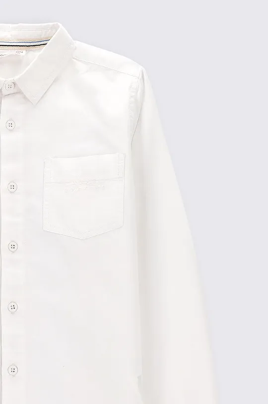 білий Дитяча бавовняна сорочка Coccodrillo