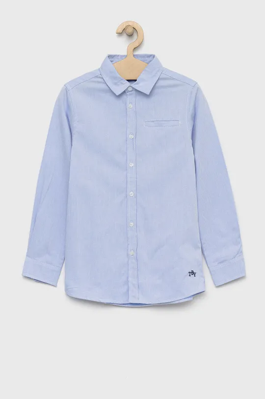 μπλε Παιδικό βαμβακερό πουκάμισο Birba&Trybeyond Για αγόρια