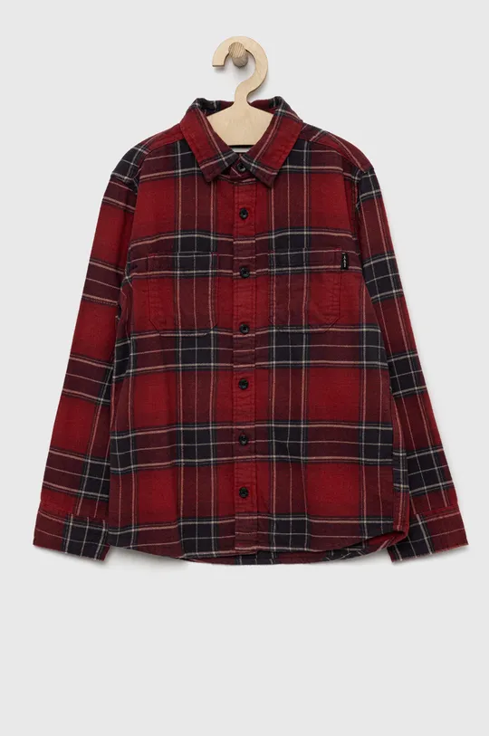 κόκκινο Παιδικό βαμβακερό πουκάμισο Abercrombie & Fitch Για αγόρια
