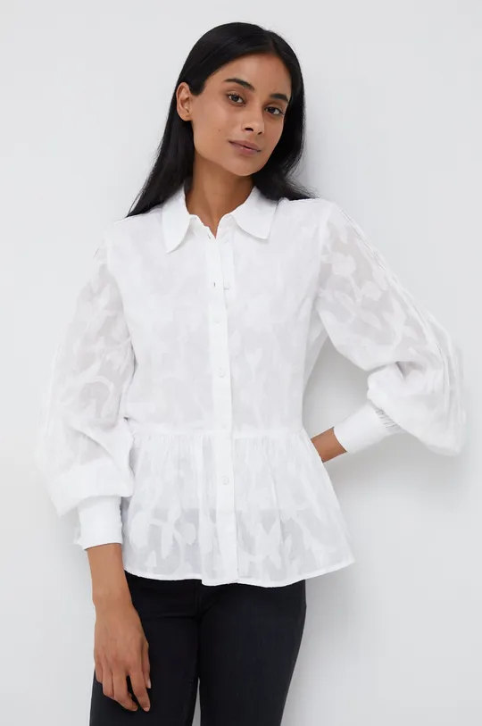 λευκό Βαμβακερό πουκάμισο Y.A.S Γυναικεία