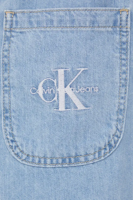 Τζιν πουκάμισο Calvin Klein Jeans μπλε