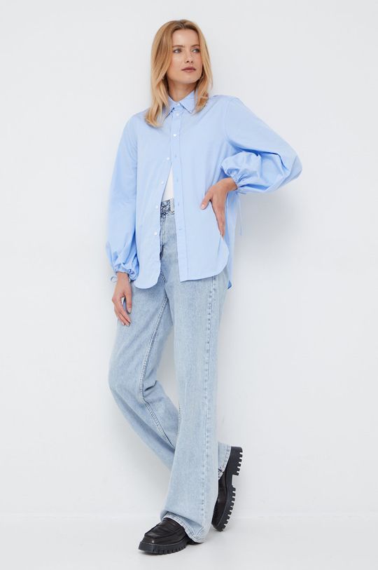 Polo Ralph Lauren koszula bawełniana 211857005002 jasny niebieski