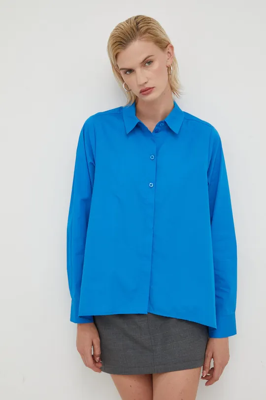 μπλε Βαμβακερό πουκάμισο Gestuz Γυναικεία