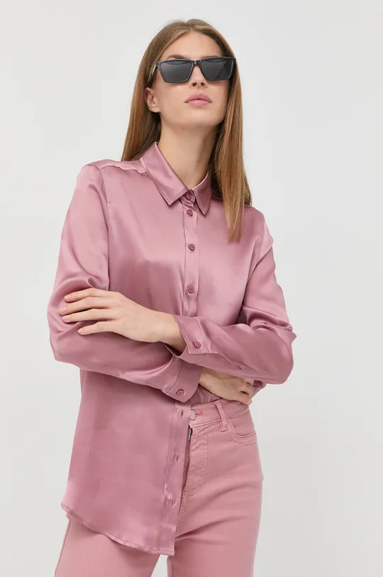ροζ Μεταξωτό πουκάμισο Marella Γυναικεία