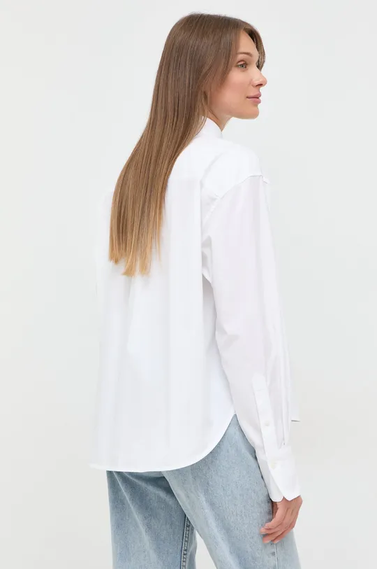 λευκό Βαμβακερό πουκάμισο Victoria Beckham