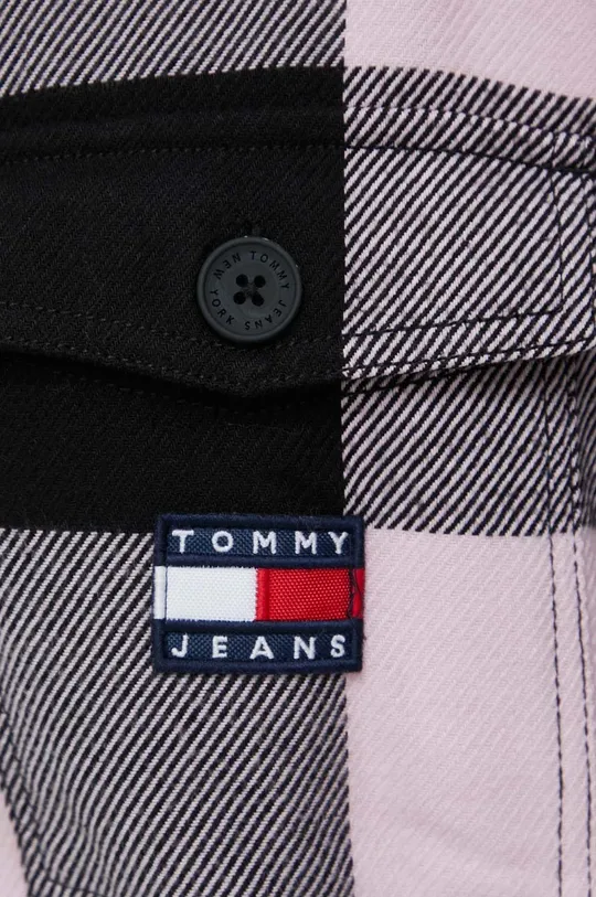 Пουκάμισο Tommy Jeans ροζ