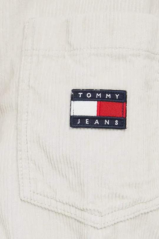 μπεζ Βαμβακερό πουκάμισο Tommy Jeans