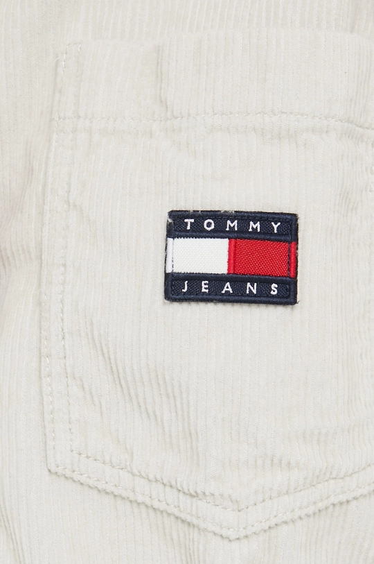 beżowy Tommy Jeans koszula bawełniana