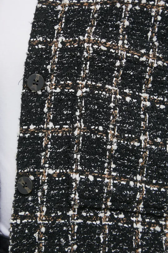 Abercrombie & Fitch ing gyapjú keverékből fekete