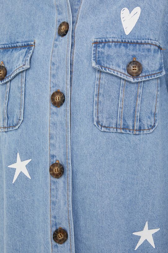 Femi Stories koszula jeansowa Linsy Damski