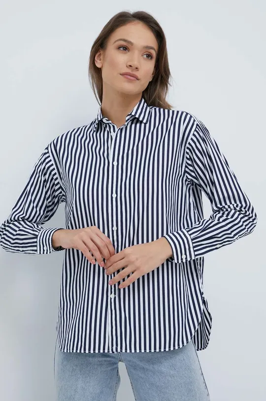 σκούρο μπλε Βαμβακερό πουκάμισο Polo Ralph Lauren Γυναικεία
