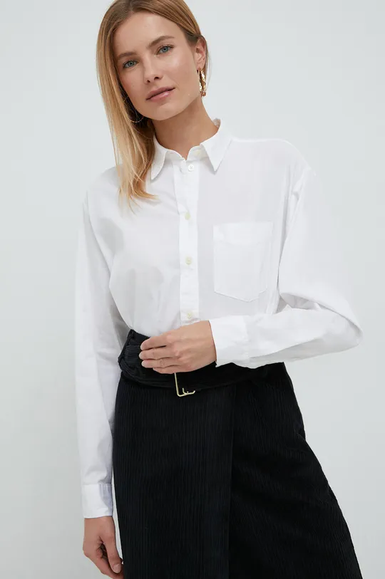 Βαμβακερό πουκάμισο GAP λευκό