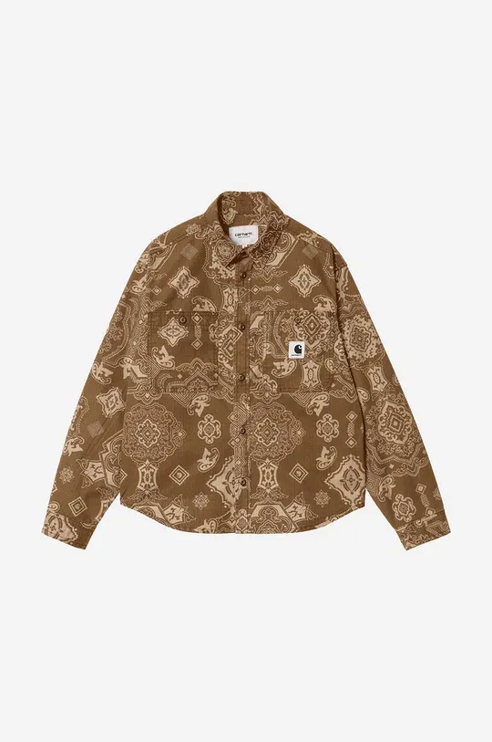 brown Carhartt WIP cotton shirt