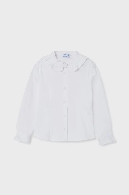 λευκό Παιδικό πουκάμισο Mayoral Για κορίτσια