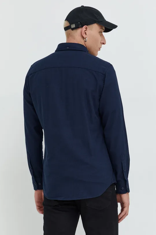 тёмно-синий Хлопковая рубашка Premium by Jack&Jones