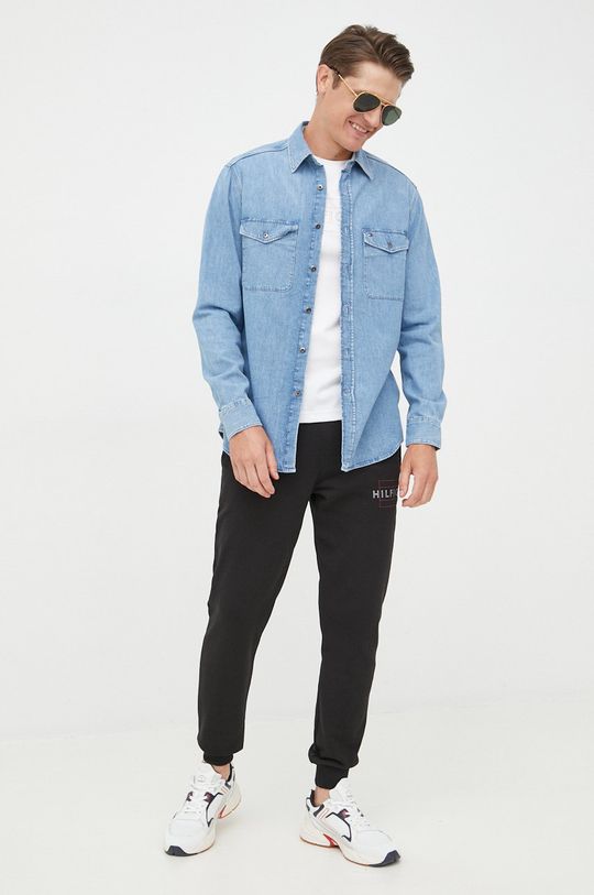 Tommy Hilfiger koszula jeansowa 100 % Bawełna