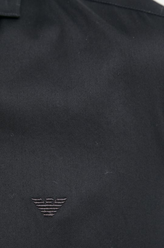 Emporio Armani koszula bawełniana czarny