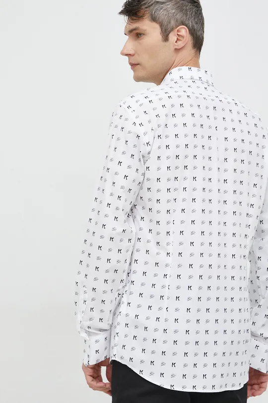 Хлопковая рубашка Karl Lagerfeld  100% Хлопок