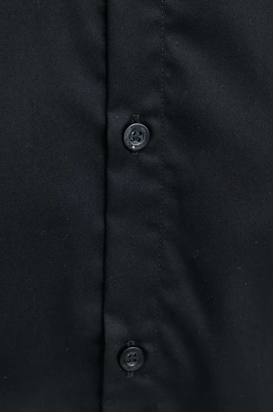 Хлопковая рубашка Karl Lagerfeld чёрный