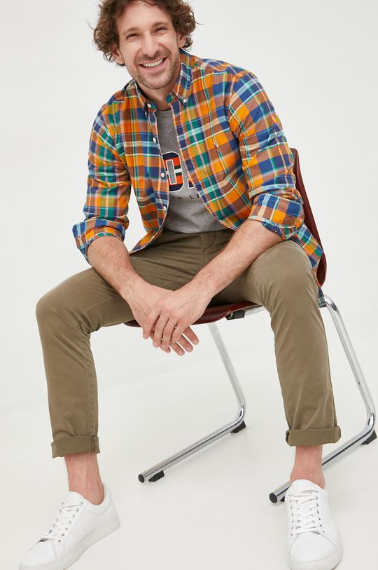 vícebarevná Bavlněné tričko Polo Ralph Lauren Pánský