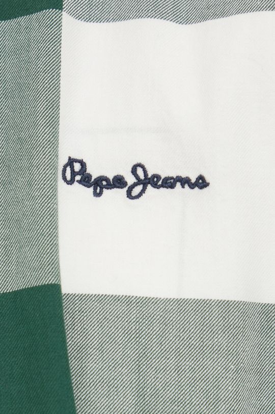 Bavlněné tričko Pepe Jeans zelená