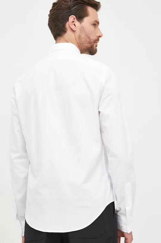 biały Trussardi koszula bawełniana