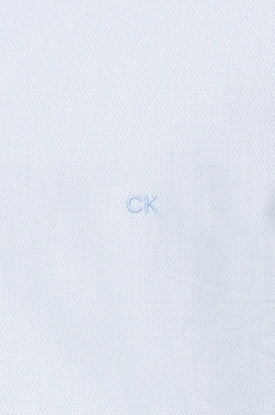 Βαμβακερό πουκάμισο Calvin Klein μπλε