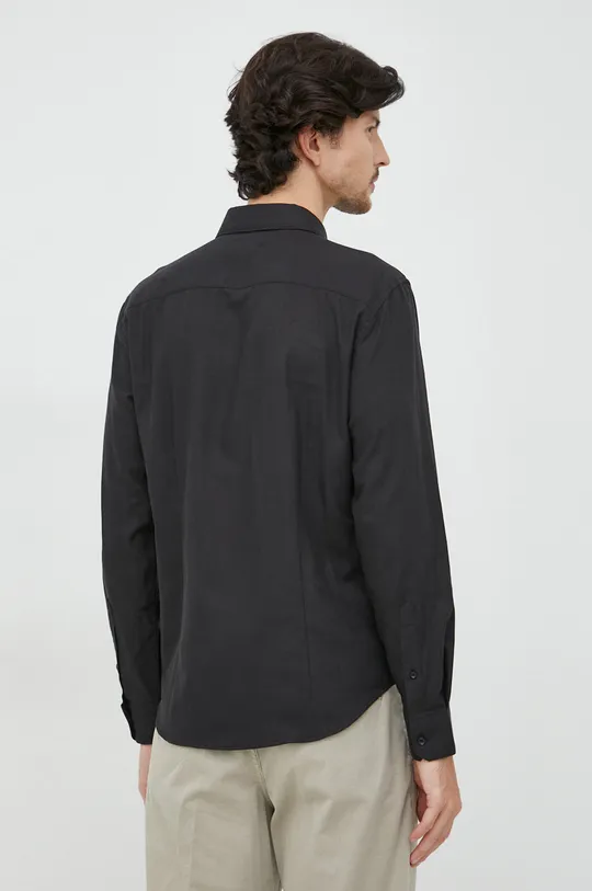 czarny Sisley koszula bawełniana